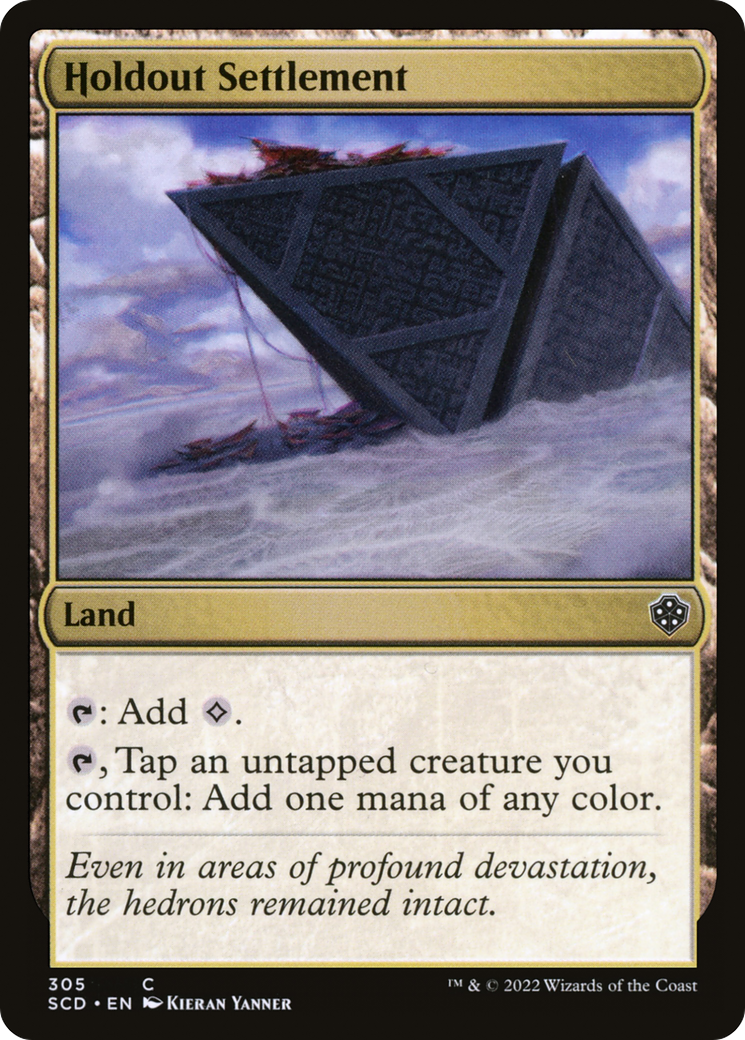 Holdout Settlement [Starter Commander Decks] | Fandemonia Ltd