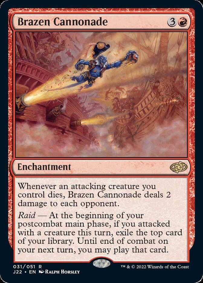 Brazen Cannonade [Jumpstart 2022] | Fandemonia Ltd