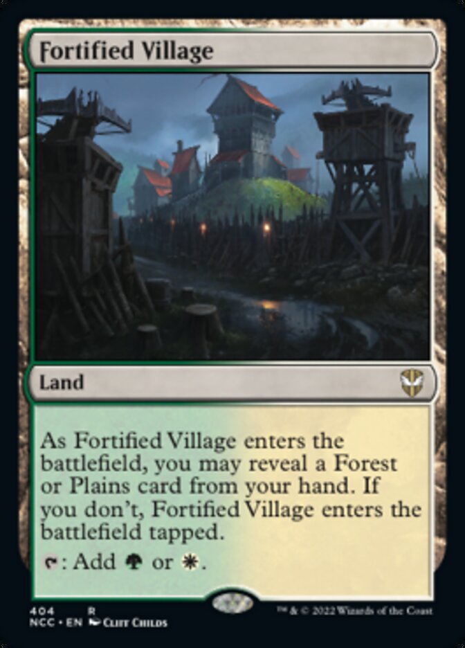 Fortified Village [Streets of New Capenna Commander] | Fandemonia Ltd