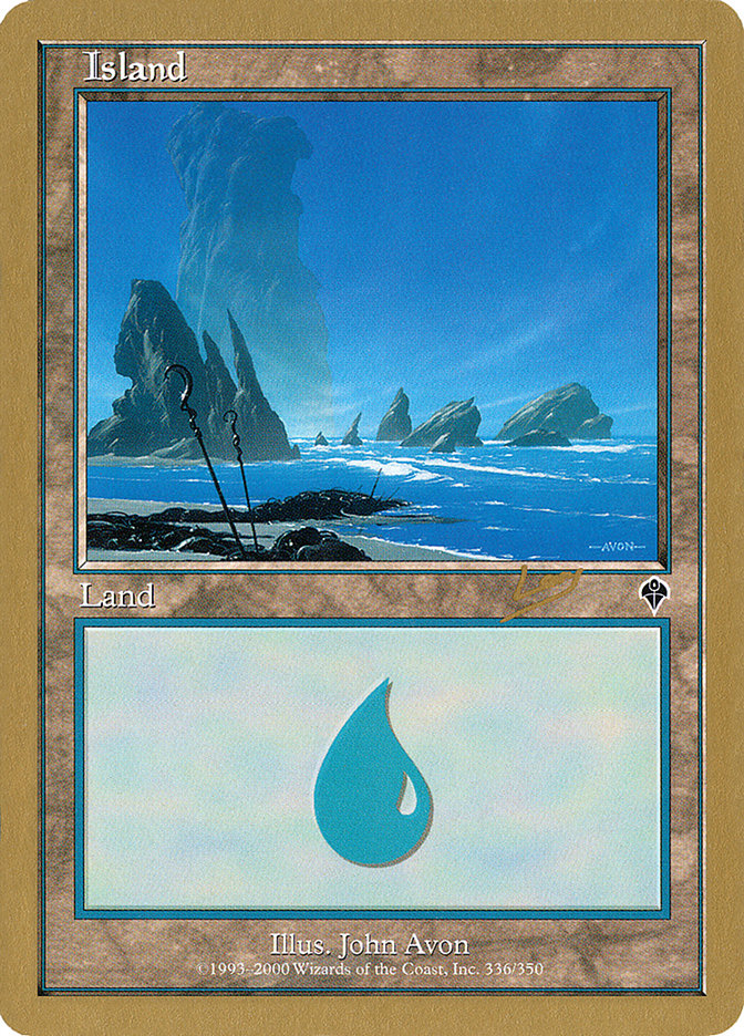 Island (rl336) (Raphael Levy) [World Championship Decks 2002] | Fandemonia Ltd