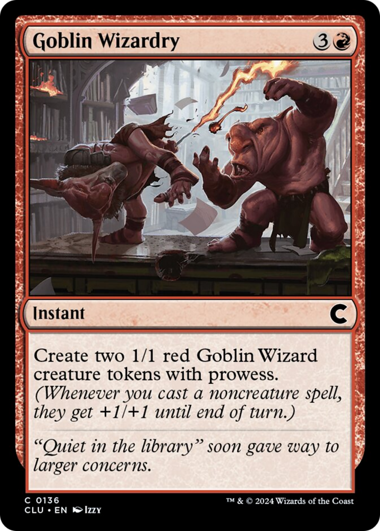 Goblin Wizardry [Ravnica: Clue Edition] | Fandemonia Ltd