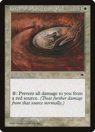 Circle of Protection: Red [Tempest] | Fandemonia Ltd