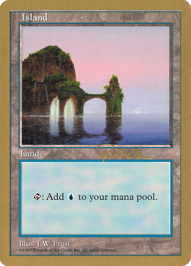 Island (pm434) (Paul McCabe) [World Championship Decks 1997] | Fandemonia Ltd