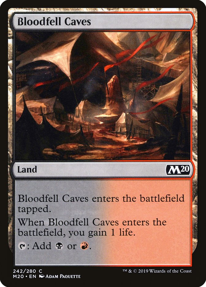 Bloodfell Caves [Core Set 2020] | Fandemonia Ltd