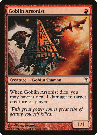 Goblin Arsonist [Duel Decks: Sorin vs. Tibalt] | Fandemonia Ltd