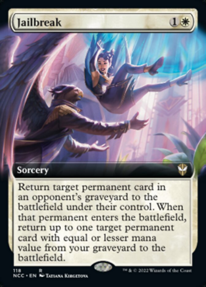 Jailbreak (Extended Art) [Streets of New Capenna Commander] | Fandemonia Ltd