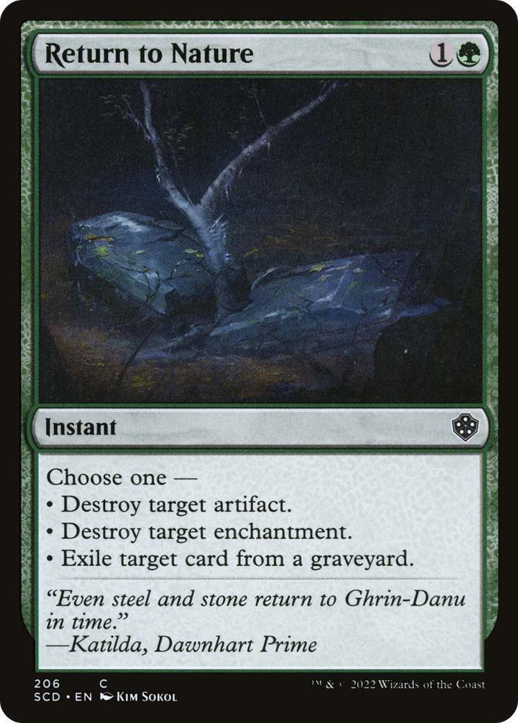 Return to Nature [Starter Commander Decks] | Fandemonia Ltd