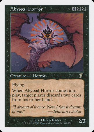 Abyssal Horror [Seventh Edition] | Fandemonia Ltd