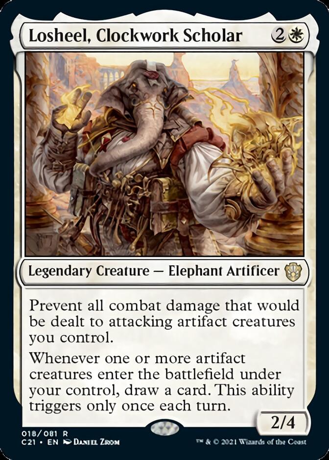 Losheel, Clockwork Scholar [Commander 2021] | Fandemonia Ltd