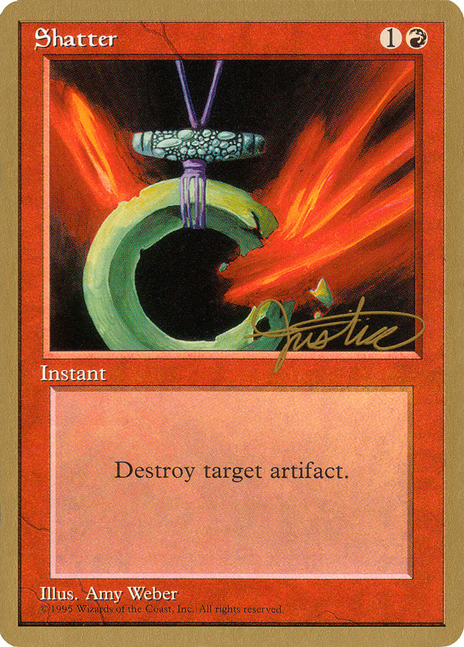 Shatter (Mark Justice) [Pro Tour Collector Set] | Fandemonia Ltd