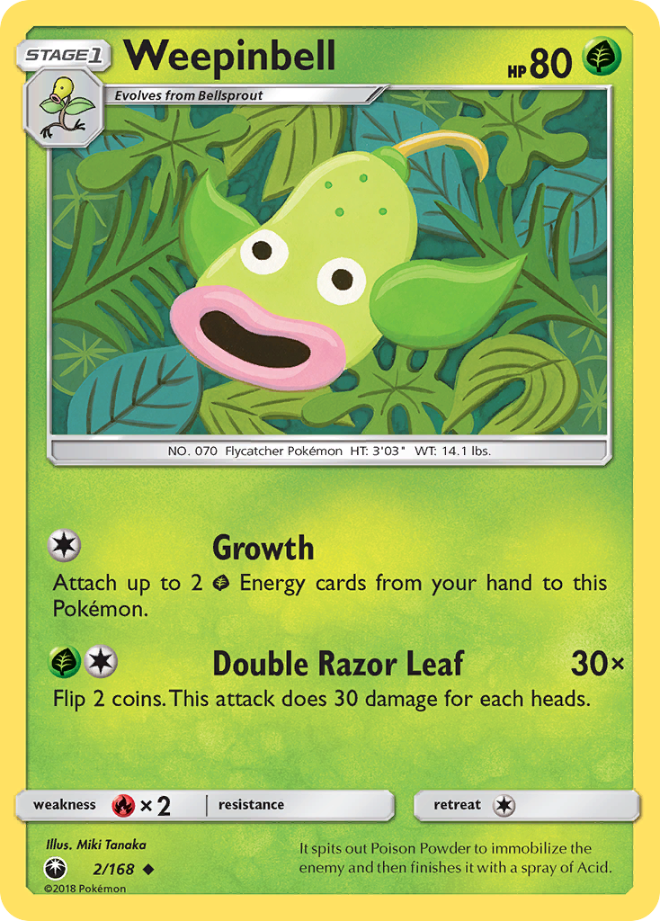 Weepinbell (2/168) [Sun & Moon: Celestial Storm] | Fandemonia Ltd