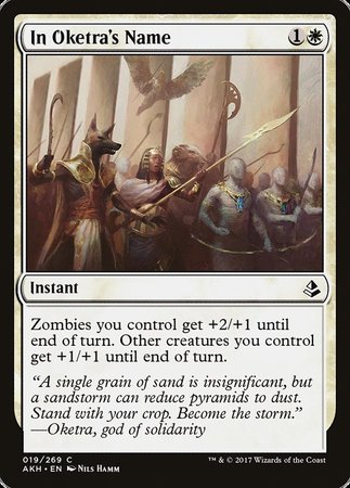 In Oketra's Name [Amonkhet] | Fandemonia Ltd