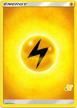 Lightning Energy (Pikachu Stamp #31) [Battle Academy 2020] | Fandemonia Ltd