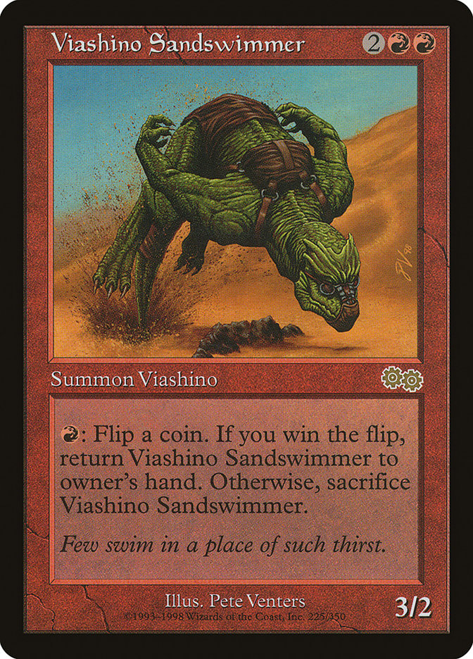 Viashino Sandswimmer [Urza's Saga] | Fandemonia Ltd