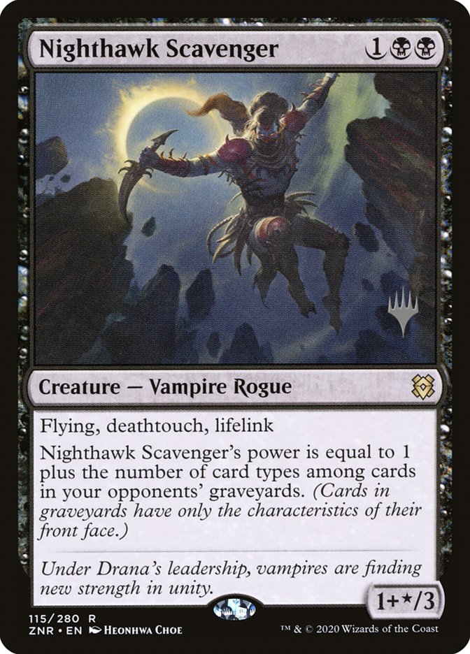 Nighthawk Scavenger (Promo Pack) [Zendikar Rising Promos] | Fandemonia Ltd