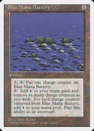 Blue Mana Battery [Fourth Edition] | Fandemonia Ltd