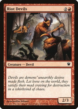 Riot Devils [Innistrad] | Fandemonia Ltd