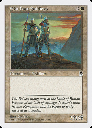 Shu Foot Soldiers [Portal Three Kingdoms] | Fandemonia Ltd