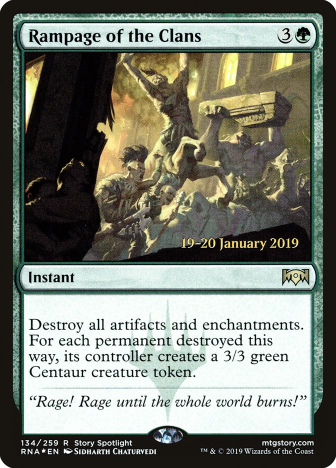 Rampage of the Clans [Ravnica Allegiance Prerelease Promos] | Fandemonia Ltd