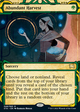 Abundant Harvest (Etched Foil) [Strixhaven Mystical Archive] | Fandemonia Ltd