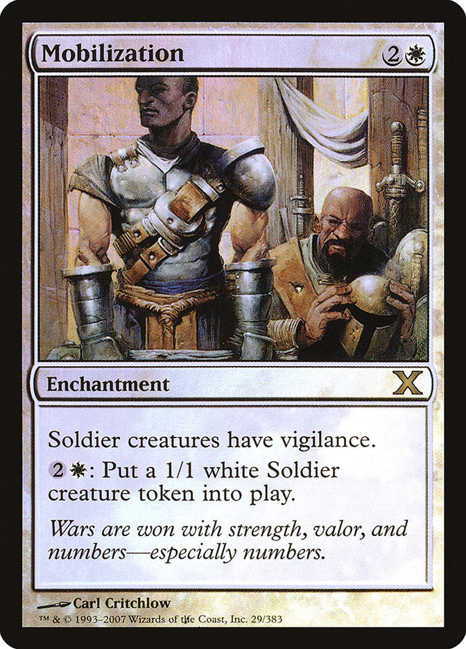 Mobilization (Premium Foil) [Tenth Edition] | Fandemonia Ltd