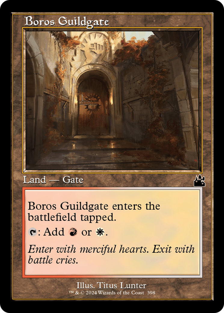 Boros Guildgate (Retro Frame) [Ravnica Remastered] | Fandemonia Ltd