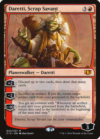 Daretti, Scrap Savant [Commander 2014] | Fandemonia Ltd
