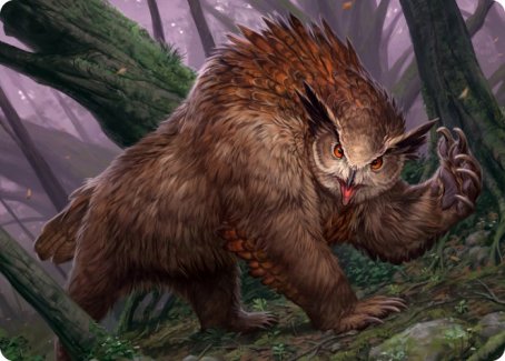 Owlbear Art Card [Dungeons & Dragons: Adventures in the Forgotten Realms Art Series] | Fandemonia Ltd