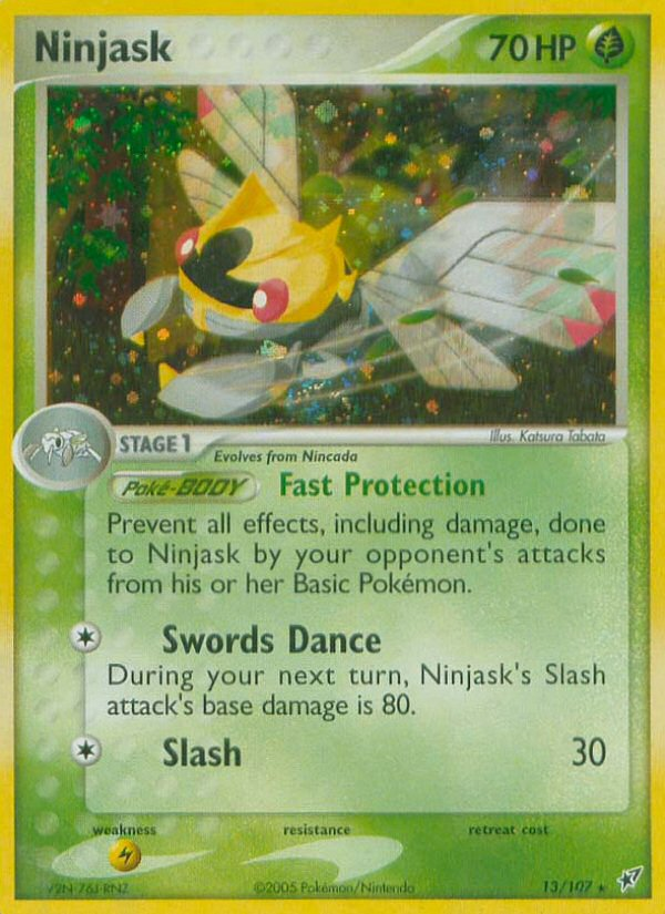 Ninjask (13/107) [EX: Deoxys] | Fandemonia Ltd