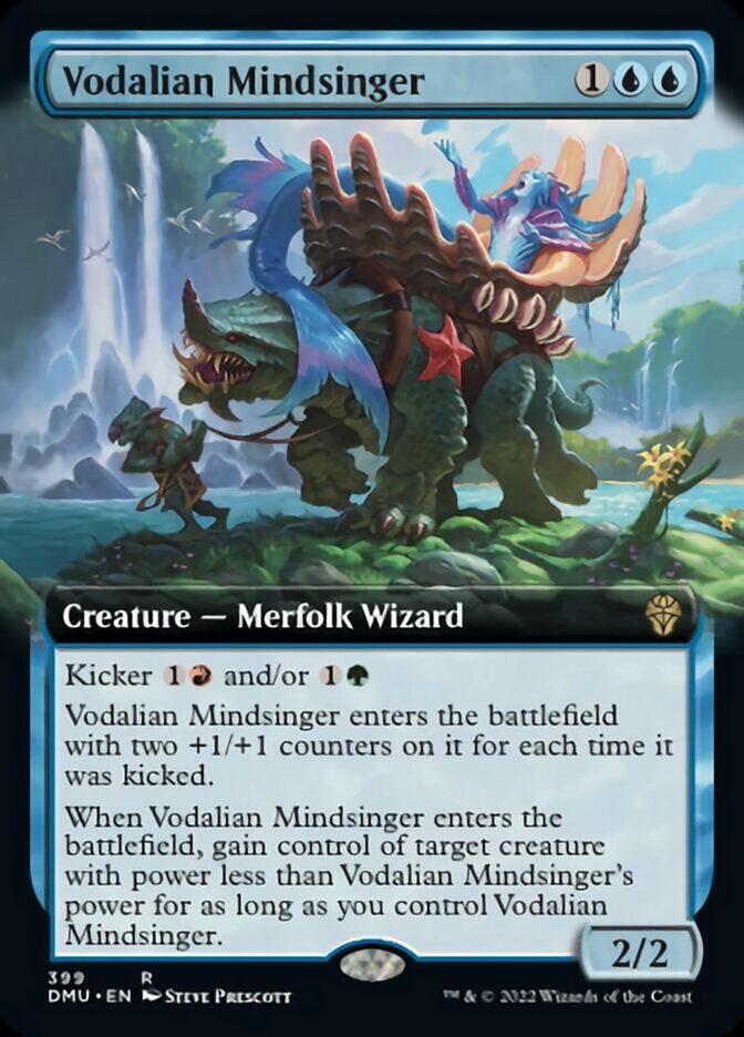 Vodalian Mindsinger (Extended Art) [Dominaria United] | Fandemonia Ltd