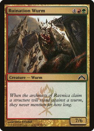Ruination Wurm [Gatecrash] | Fandemonia Ltd