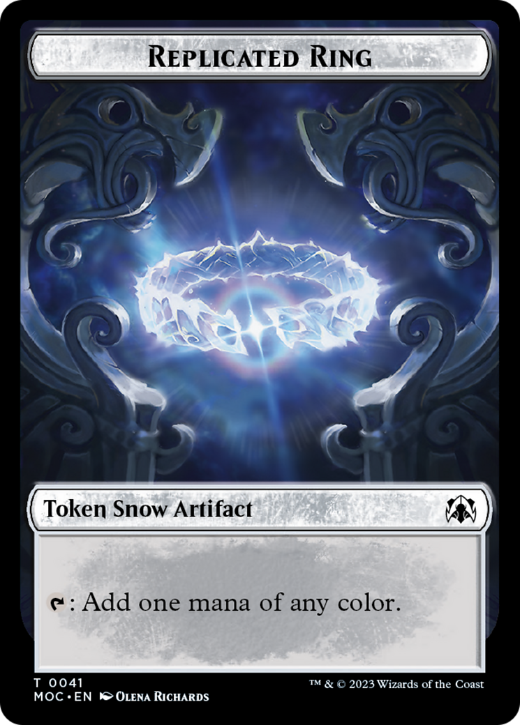 Food // Replicated Ring Double-Sided Token [March of the Machine Commander Tokens] | Fandemonia Ltd