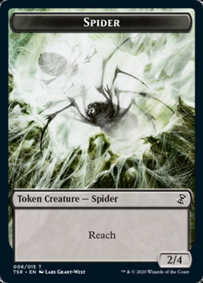 Spider Token [Time Spiral Remastered Tokens] | Fandemonia Ltd