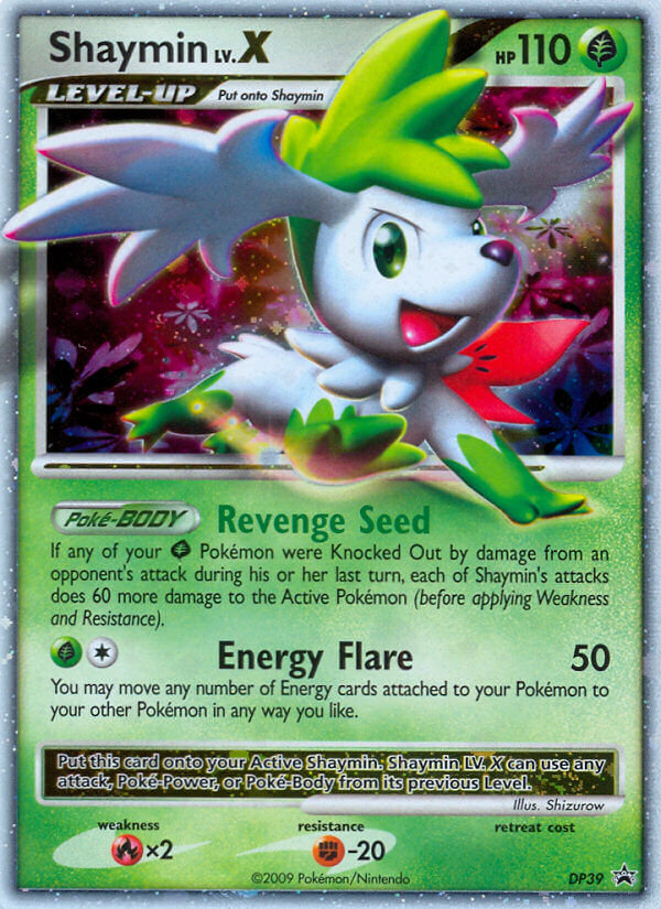 Shaymin LV.X (DP39) [Diamond & Pearl: Black Star Promos] | Fandemonia Ltd