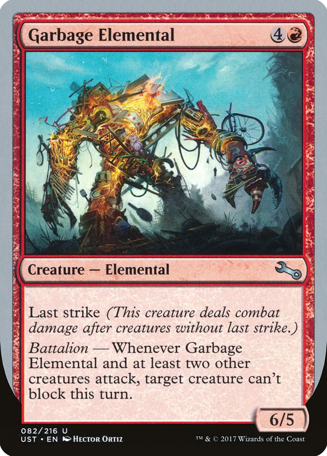 Garbage Elemental (6/5 Creature) [Unstable] | Fandemonia Ltd