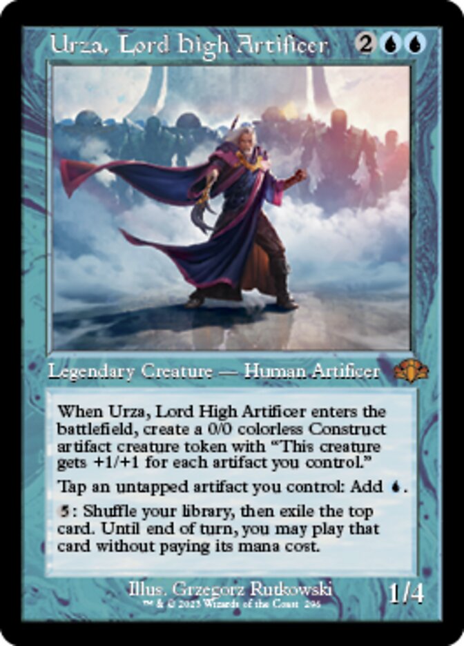 Urza, Lord High Artificer (Retro) [Dominaria Remastered] | Fandemonia Ltd