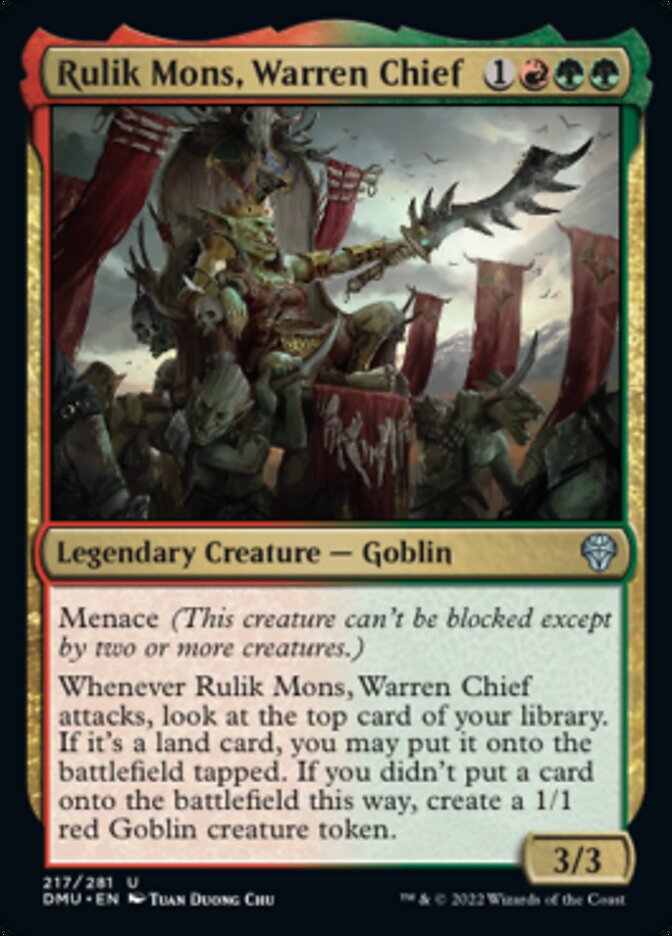 Rulik Mons, Warren Chief [Dominaria United] | Fandemonia Ltd