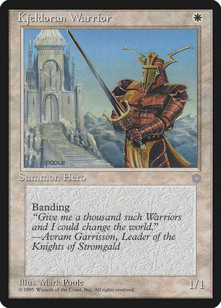 Kjeldoran Warrior [Ice Age] | Fandemonia Ltd
