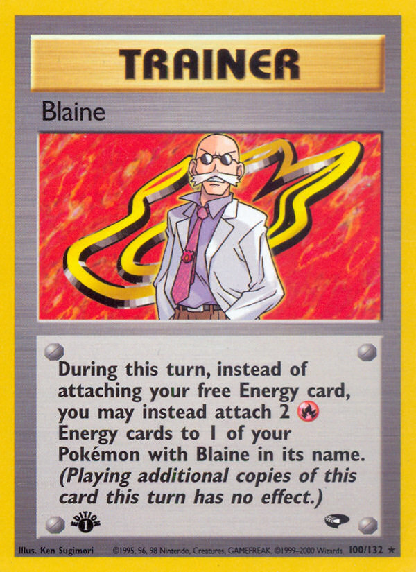 Blaine (100/132) [Gym Challenge 1st Edition] | Fandemonia Ltd