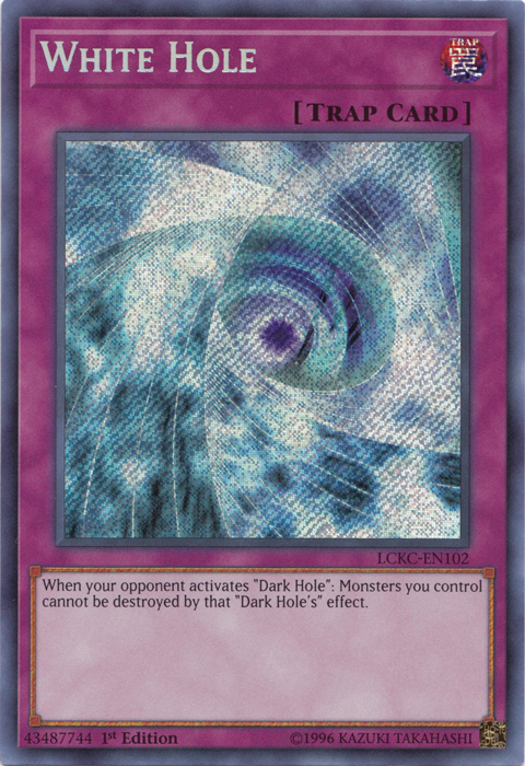 White Hole [LCKC-EN102] Secret Rare | Fandemonia Ltd