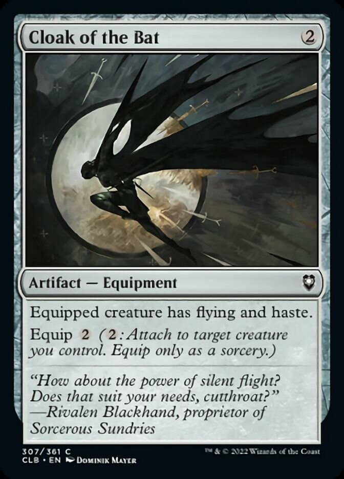 Cloak of the Bat [Commander Legends: Battle for Baldur's Gate] | Fandemonia Ltd