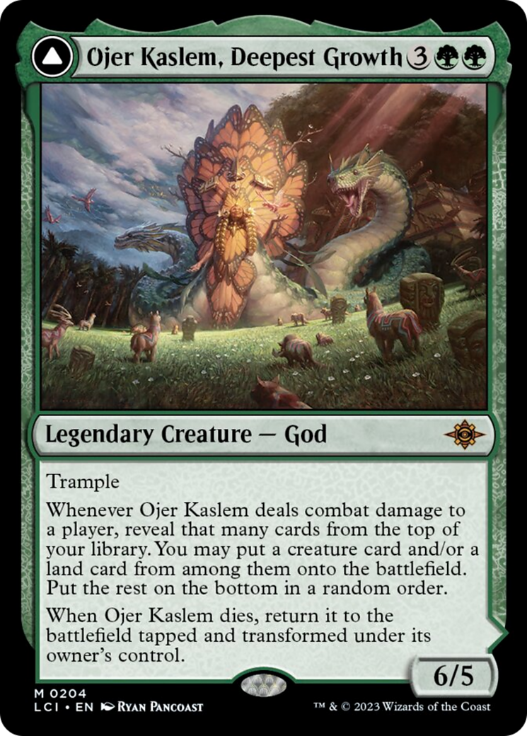 Ojer Kaslem, Deepest Growth // Temple of Cultivation [The Lost Caverns of Ixalan] | Fandemonia Ltd