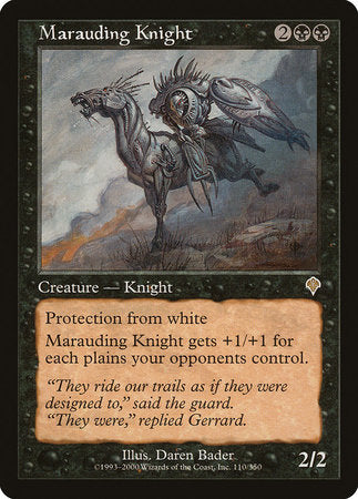 Marauding Knight [Invasion] | Fandemonia Ltd