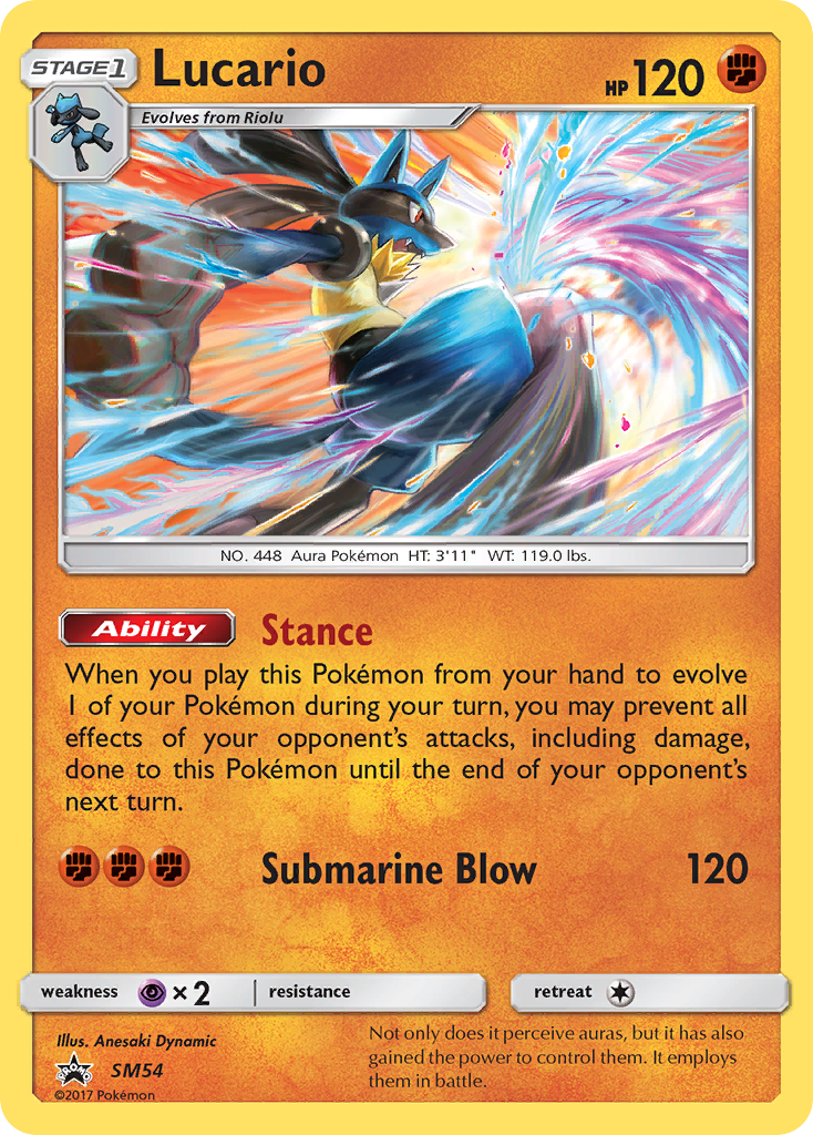 Lucario (SM54) [Sun & Moon: Black Star Promos] | Fandemonia Ltd