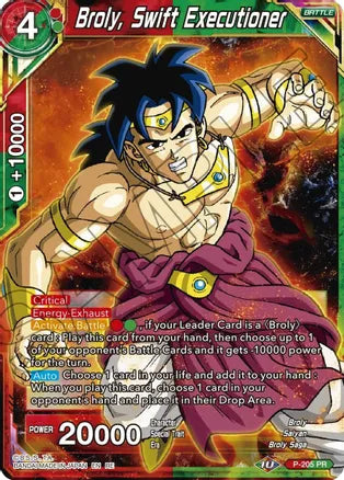 Broly, Swift Executioner [P-205] | Fandemonia Ltd