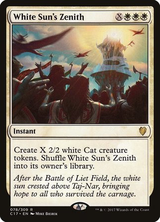 White Sun's Zenith [Commander 2017] | Fandemonia Ltd