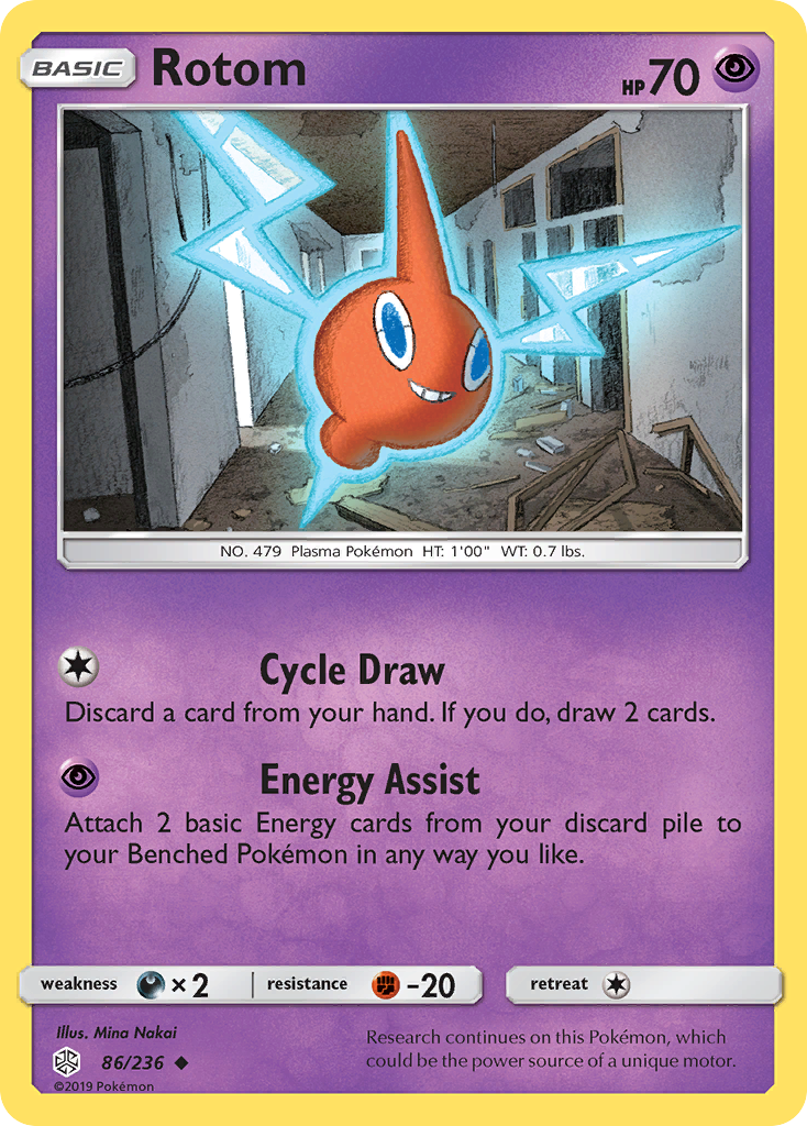 Rotom (86/236) [Sun & Moon: Cosmic Eclipse] | Fandemonia Ltd