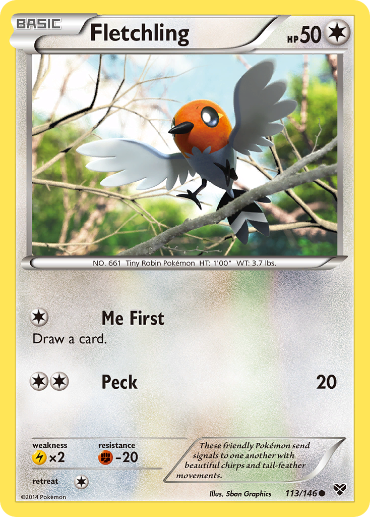 Fletchling (113/146) [XY: Base Set] | Fandemonia Ltd