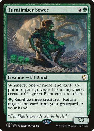 Turntimber Sower [Commander 2018] | Fandemonia Ltd