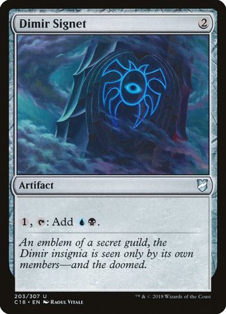 Dimir Signet [Commander 2018] | Fandemonia Ltd